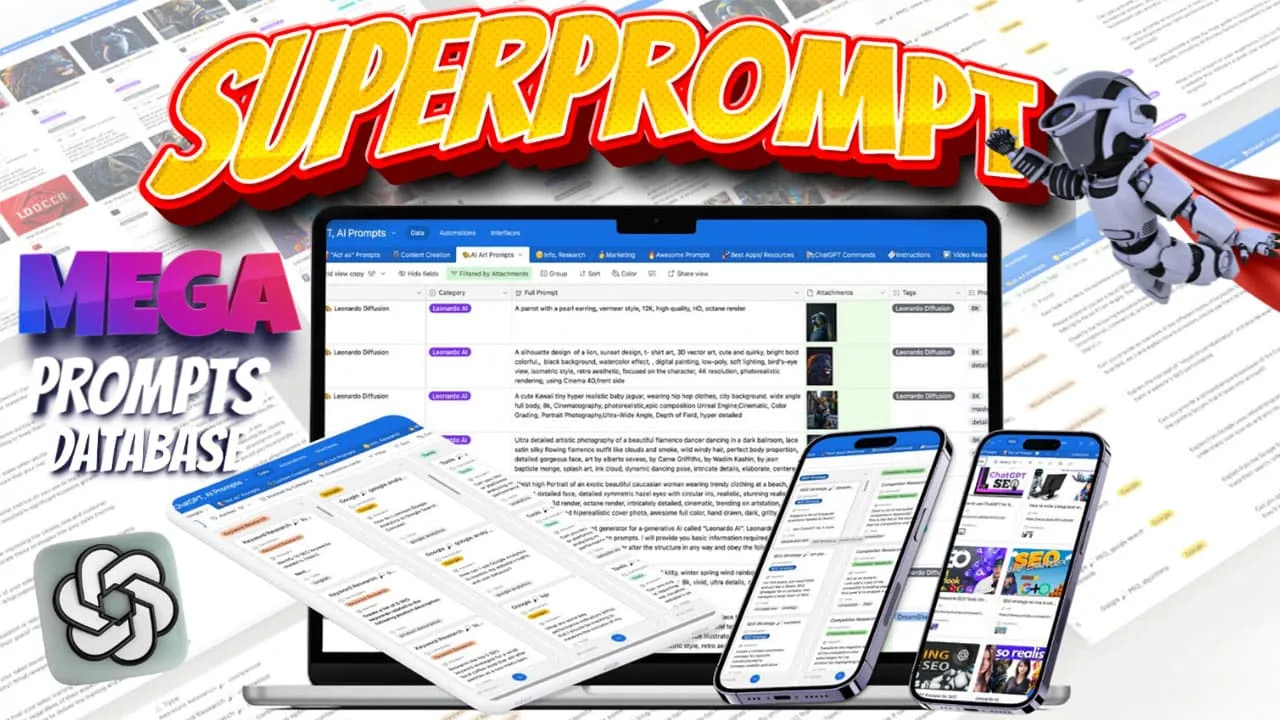 ChatGPT-MEGA-Prompts-Database ChatGPT Mega Prompts Database with tons of prompts
