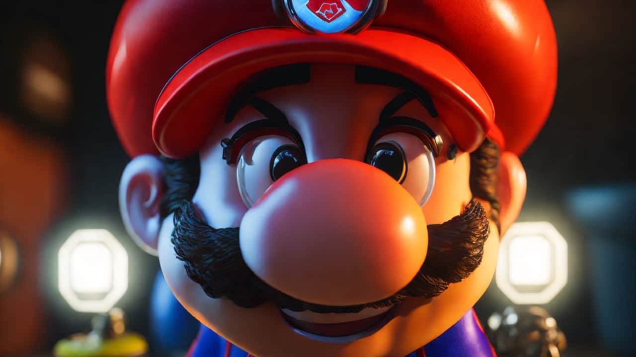 Mario character made with Leonardo AI