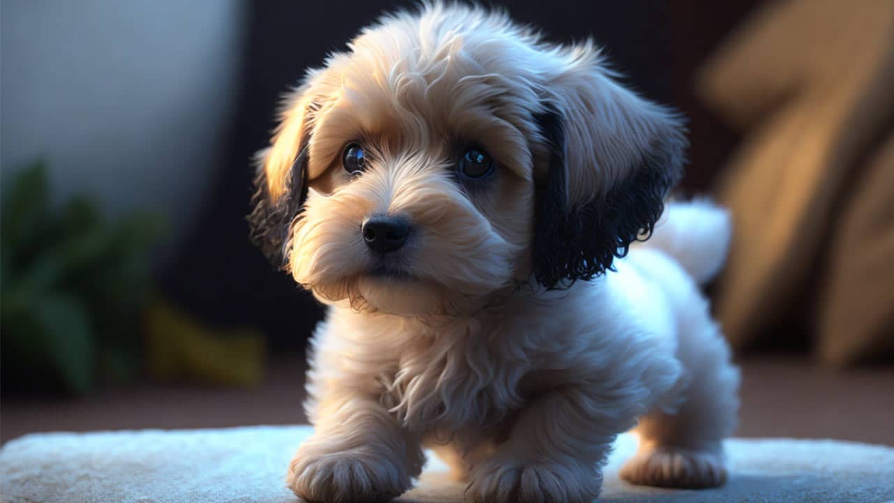 a cute 3d rendering of a cute puppy, photograph with Leonardo AI Alchemy