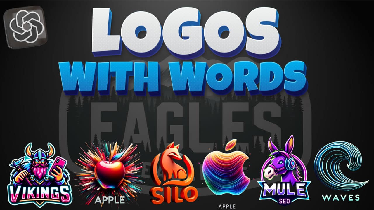 use these prompts to generate logos with words in chatgpt with dalle