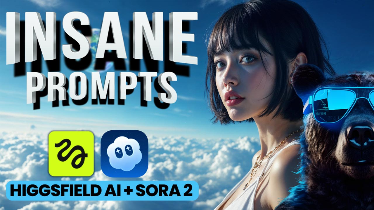 Sora 2 AI video prompts and HIggsfield AI